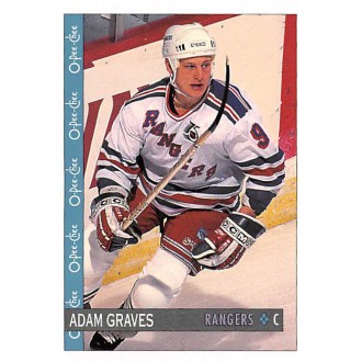 Řadové karty - Graves Adam - 1992-93 O-Pee-Chee No.158