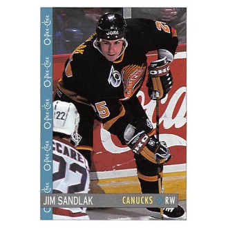 Řadové karty - Sandlak Jim - 1992-93 O-Pee-Chee No.168