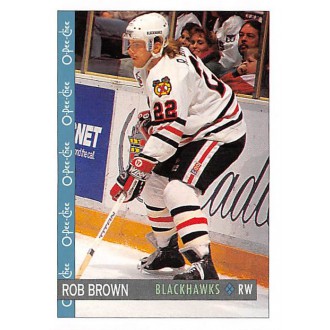 Řadové karty - Brown Rob - 1992-93 O-Pee-Chee No.170