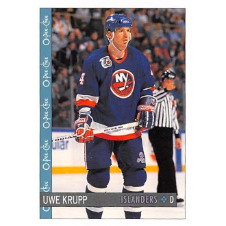 Řadové karty - Krupp Uwe - 1992-93 O-Pee-Chee No.173