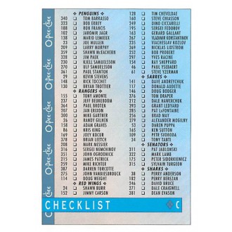 Řadové karty - Checklist C - 1992-93 O-Pee-Chee No.183