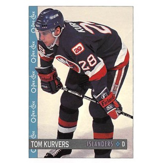 Řadové karty - Kurvers Tom - 1992-93 O-Pee-Chee No.202