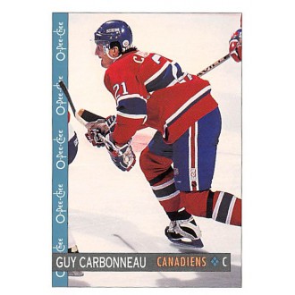 Řadové karty - Carbonneau Guy - 1992-93 O-Pee-Chee No.206