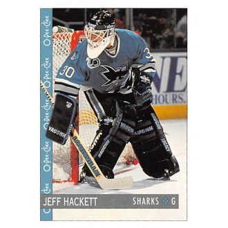 Řadové karty - Hackett Jeff - 1992-93 O-Pee-Chee No.218