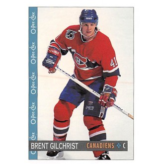 Řadové karty - Gilchrist Brent - 1992-93 O-Pee-Chee No.221