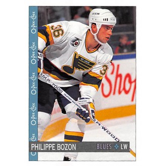 Řadové karty - Bozon Philippe - 1992-93 O-Pee-Chee No.257