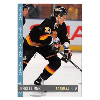 Řadové karty - Lumme Jyrki - 1992-93 O-Pee-Chee No.265