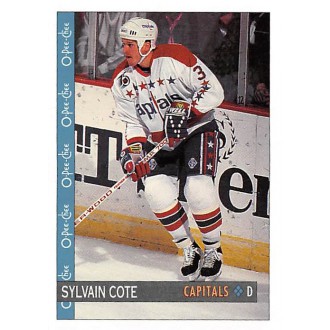 Řadové karty - Cote Sylvain - 1992-93 O-Pee-Chee No.277