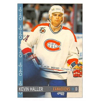 Řadové karty - Haller Kevin - 1992-93 O-Pee-Chee No.290