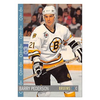 Řadové karty - Pederson Barry - 1992-93 O-Pee-Chee No.295