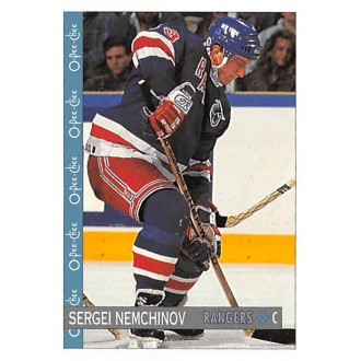 Řadové karty - Nemchinov Sergei - 1992-93 O-Pee-Chee No.316