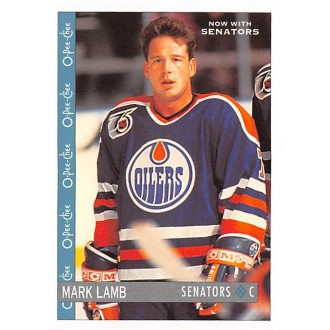 Řadové karty - Lamb Mark - 1992-93 O-Pee-Chee No.322