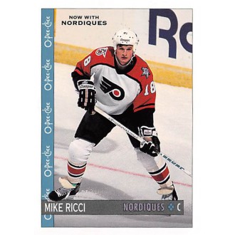 Řadové karty - Ricci Mike - 1992-93 O-Pee-Chee No.329