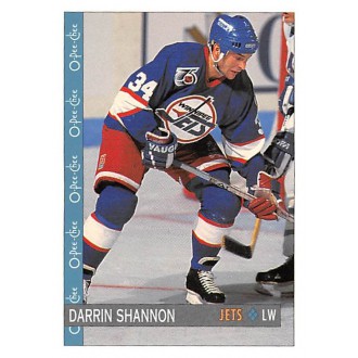Řadové karty - Shannon Darrin - 1992-93 O-Pee-Chee No.332