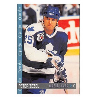 Řadové karty - Zezel Peter - 1992-93 O-Pee-Chee No.337