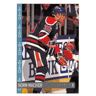 Řadové karty - Maciver Norm - 1992-93 O-Pee-Chee No.344
