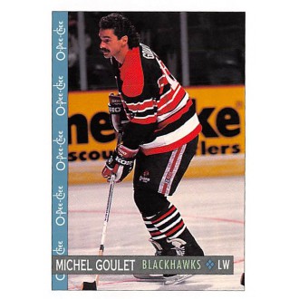 Řadové karty - Goulet Michel - 1992-93 O-Pee-Chee No.358