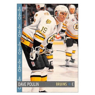 Řadové karty - Poulin Dave - 1992-93 O-Pee-Chee No.367