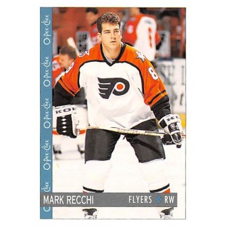 Řadové karty - Recchi Mark - 1992-93 O-Pee-Chee No.373