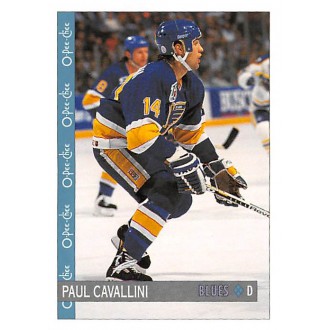 Řadové karty - Cavallini Paul - 1992-93 O-Pee-Chee No.379