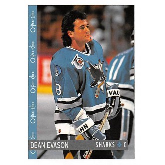Řadové karty - Evason Dean - 1992-93 O-Pee-Chee No.381