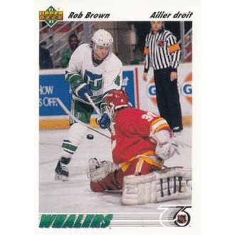 Řadové karty - Brown Rob - 1991-92 Upper Deck French No.198