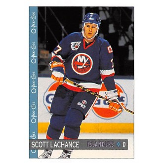Řadové karty - Lachance Scott - 1992-93 O-Pee-Chee No.390