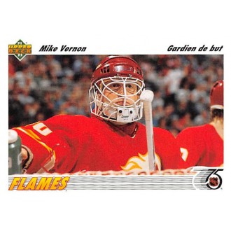 Řadové karty - Vernon Mike - 1991-92 Upper Deck French No.163