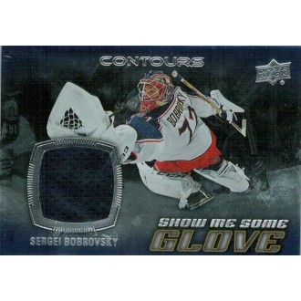 Jersey karty - Bobrovsky Sergei - 2015-16 Contours Show Me Some Glove Jerseys No.S-8