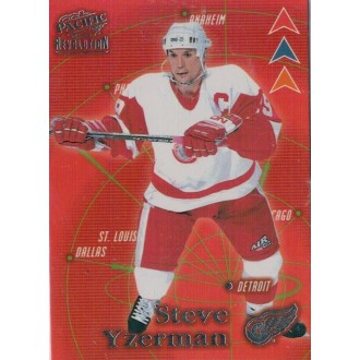 Insertní karty - Yzerman Steve - 1998-99 Revolution Three Pronged Attack Parallel No.26