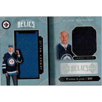 Jersey karty - Laine Patrik - 2016-17 Black Diamond Rookie Booklet Relics No.RBR-PL