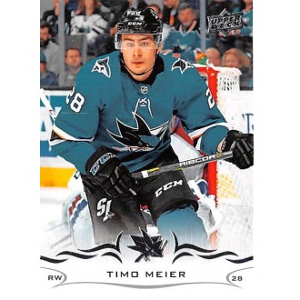 Řadové karty - Meier Timo - 2018-19 Upper Deck No.149