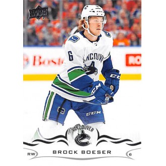 Řadové karty - Boeser Brock - 2018-19 Upper Deck No.177