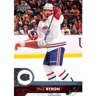 Řadové karty - Byron Paul - 2017-18 Upper Deck No.104