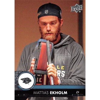Řadové karty - Ekholm Mattias - 2017-18 Upper Deck No.110
