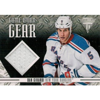 Jersey karty - Girardi Dan - 2012-13 Titanium Game Worn Gear No.GG-DG