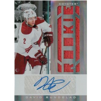 Jersey karty - Rundblad David - 2011-12 Rookie Anthology Certified Freshman Fabrics Signatures No.248