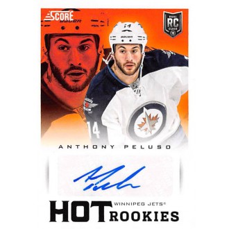 Podepsané karty - Peluso Anthony - 2013-14 Score Hot Rookie Signatures No.602