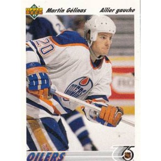 Řadové karty - Gelinas Martin - 1991-92 Upper Deck French No.266