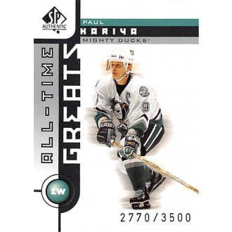 Řadové karty - Kariya Paul - 2001-02 SP Authentic No.91