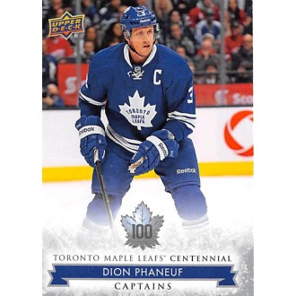 Řadové karty - Phaneuf Dion - 2017-18 Toronto Maple Leafs Centennial No.109