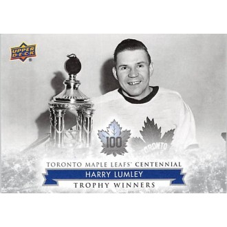 Řadové karty - Lumley Harry - 2017-18 Toronto Maple Leafs Centennial No.114