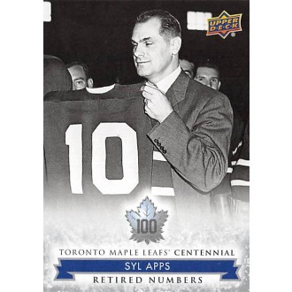 Řadové karty - Apps Syl - 2017-18 Toronto Maple Leafs Centennial No.129