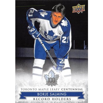 Řadové karty - Salming Borje - 2017-18 Toronto Maple Leafs Centennial No.138