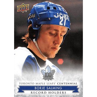 Řadové karty - Salming Borje - 2017-18 Toronto Maple Leafs Centennial No.147