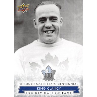 Řadové karty - Clancy King - 2017-18 Toronto Maple Leafs Centennial No.150