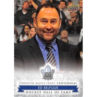 Řadové karty - Belfour Ed - 2017-18 Toronto Maple Leafs Centennial No.168