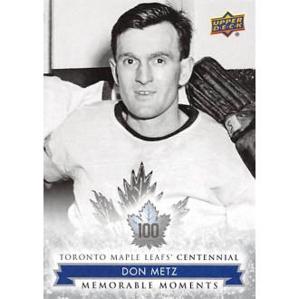 Řadové karty - Metz Don - 2017-18 Toronto Maple Leafs Centennial No.173