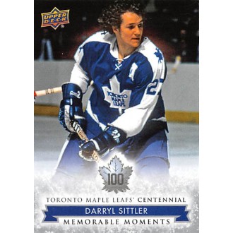 Řadové karty - Sittler Darryl - 2017-18 Toronto Maple Leafs Centennial No.181