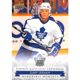 Řadové karty - Leeman Gary - 2017-18 Toronto Maple Leafs Centennial No.189
